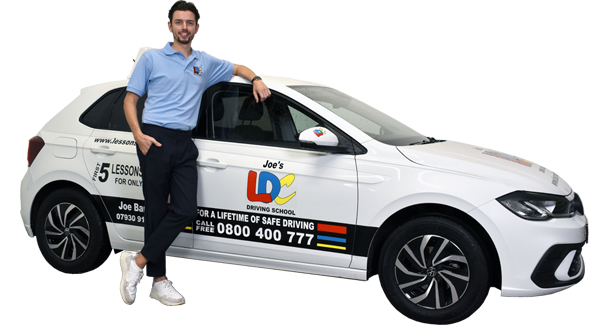 Joe Barnes 's driving school car